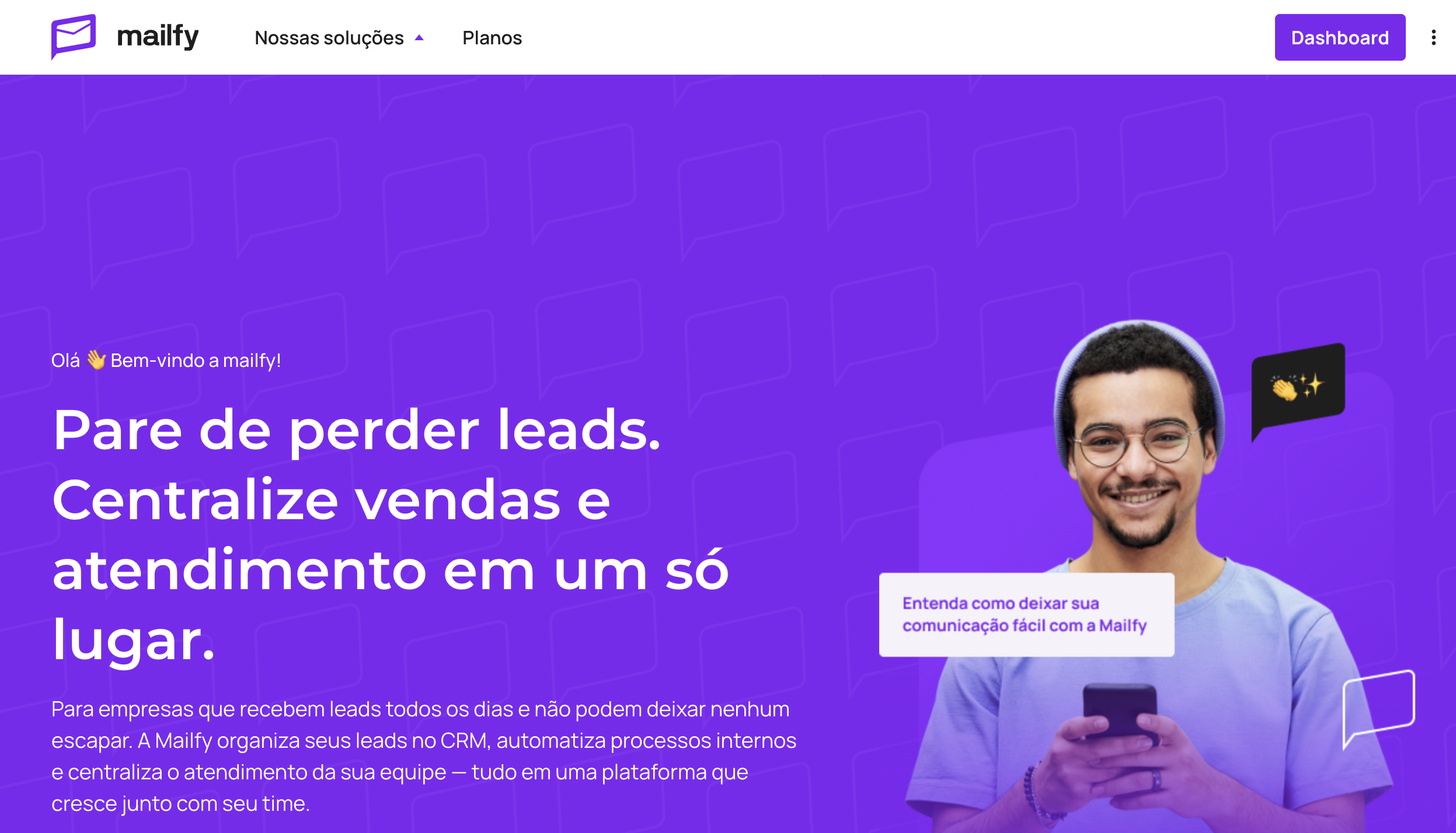 Mailfy CRM Mockup